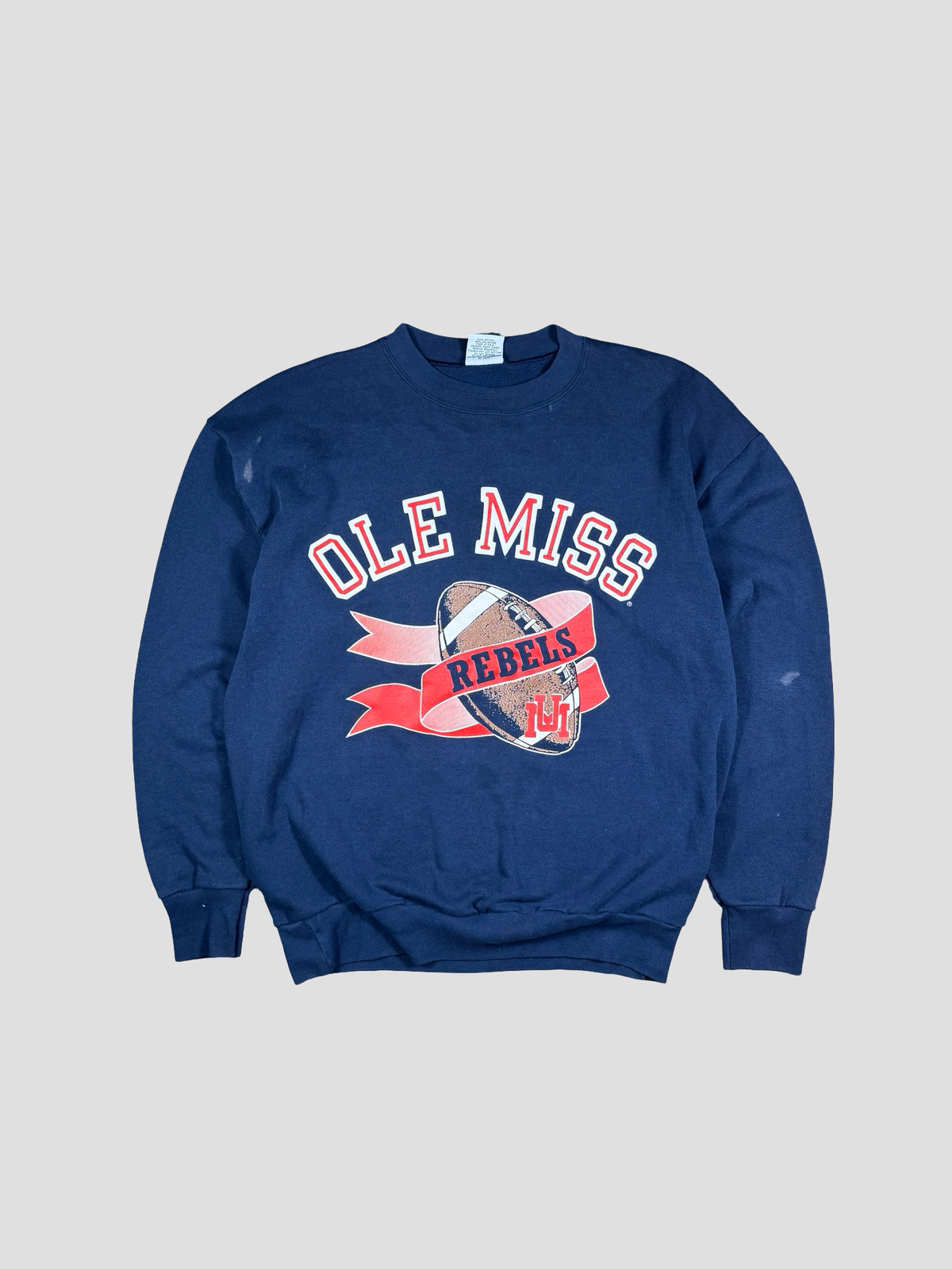 Ole Miss vintage football sweatshirt- L/Xl
