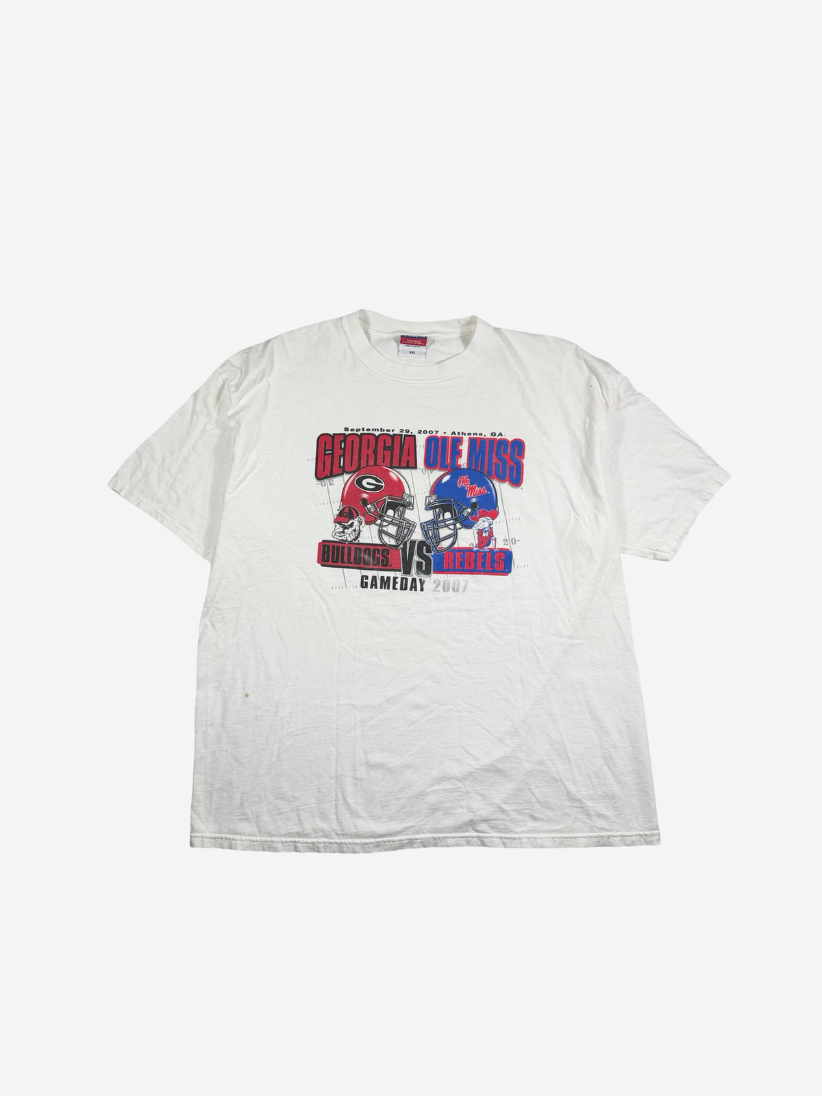 Vintage ole miss vs Georgia tee- Xl/Xxl