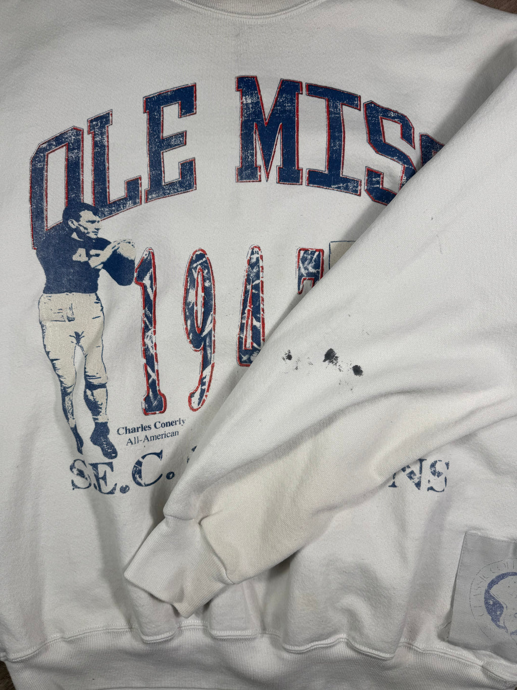 Vintage ole Miss football sweatshirt- L/xl
