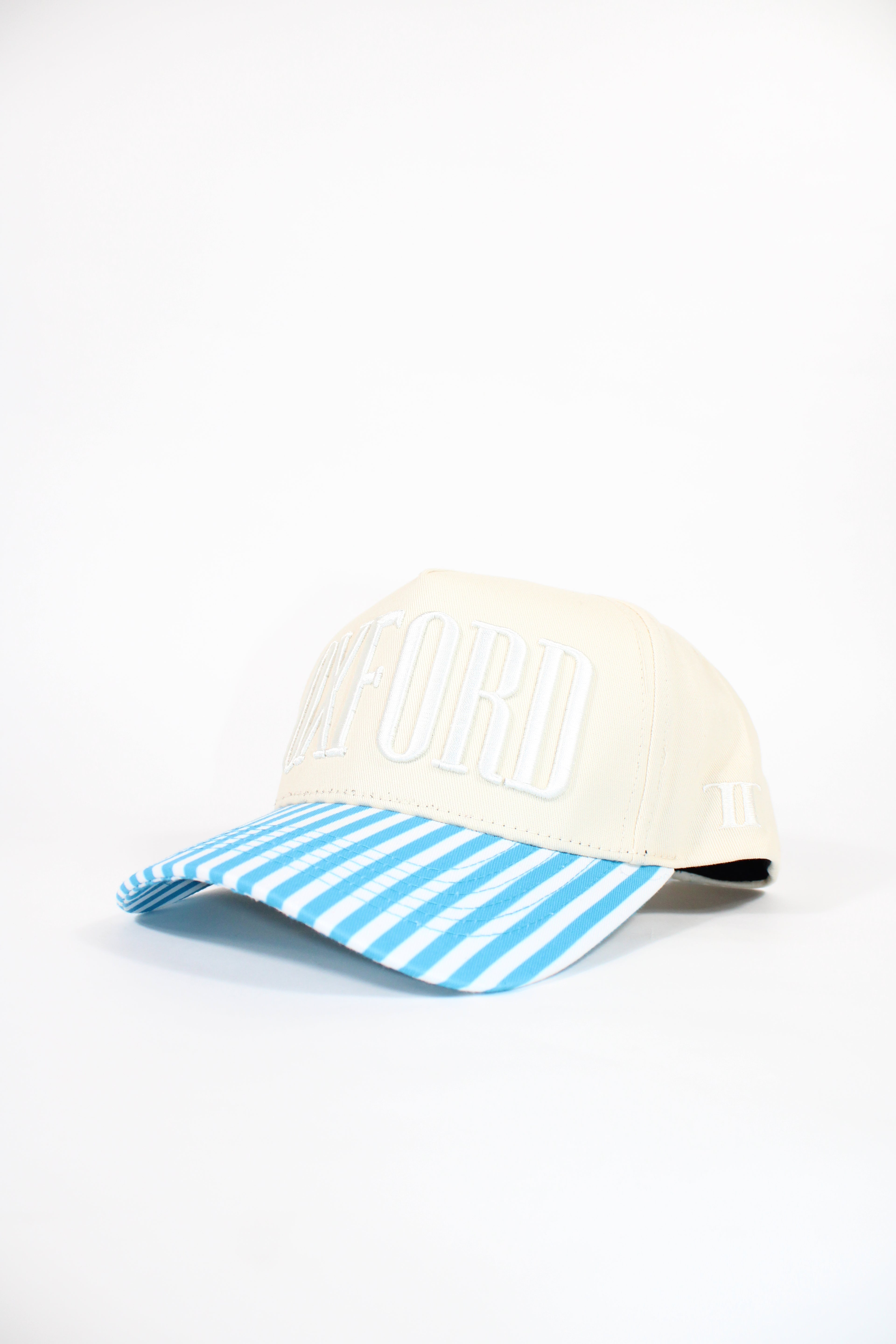 Oxford Striped Blue Hat