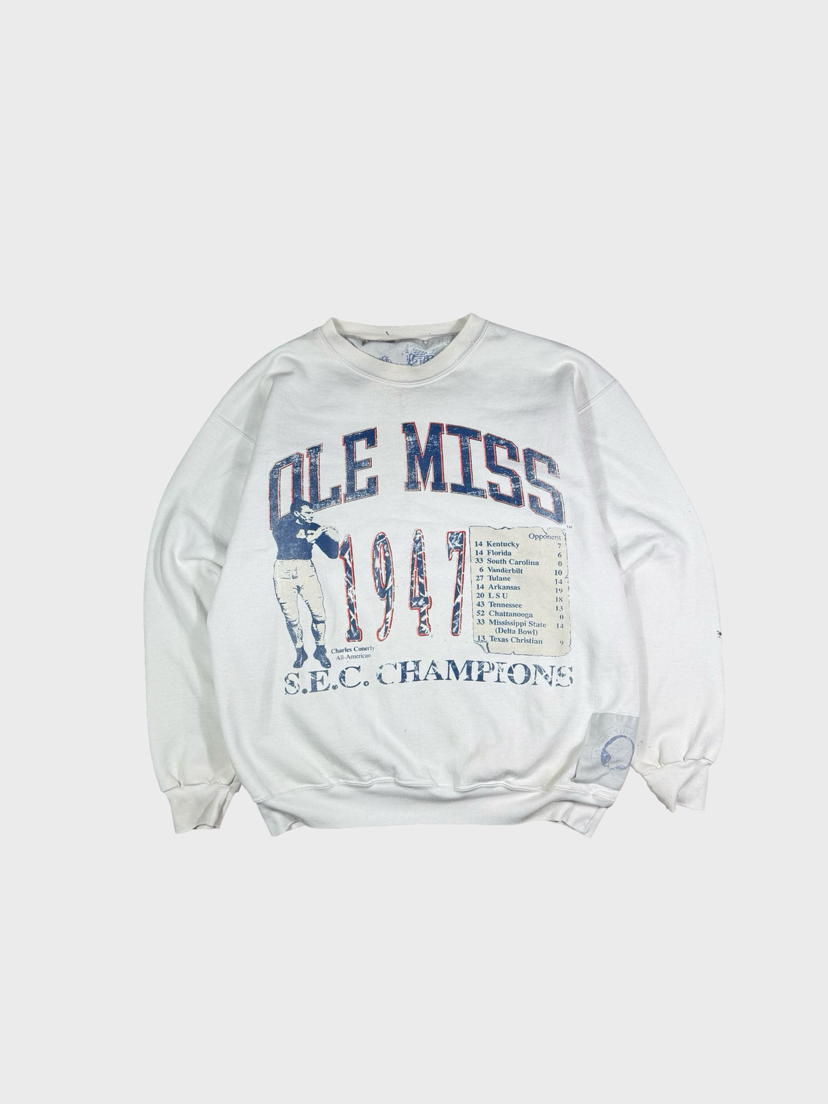 Vintage ole Miss football sweatshirt- L/xl