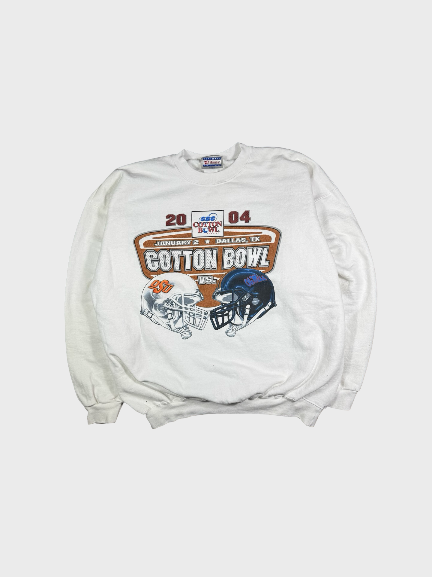 Vintage ole miss cotton bowl 2004 sweatshirt- XL/XXL