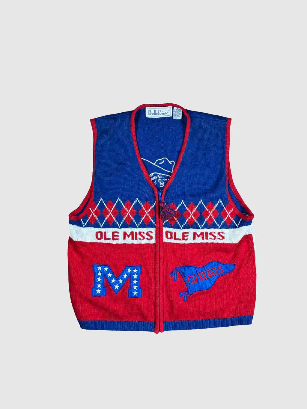 Ole Miss cardigan vest- L