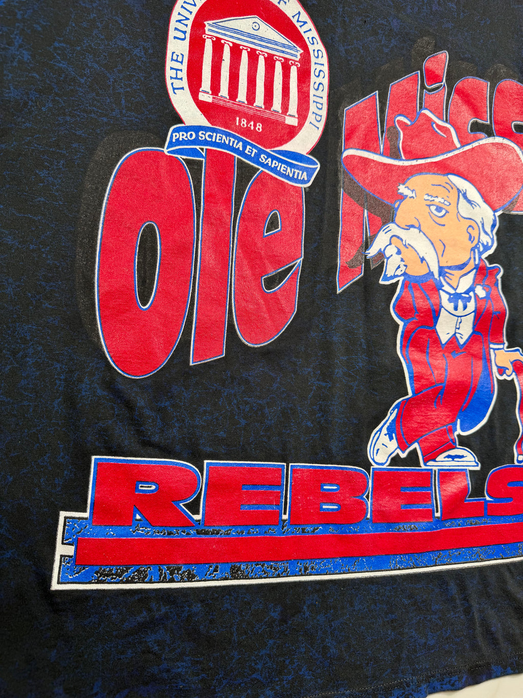 Ole Miss vintage rare tee- Xl