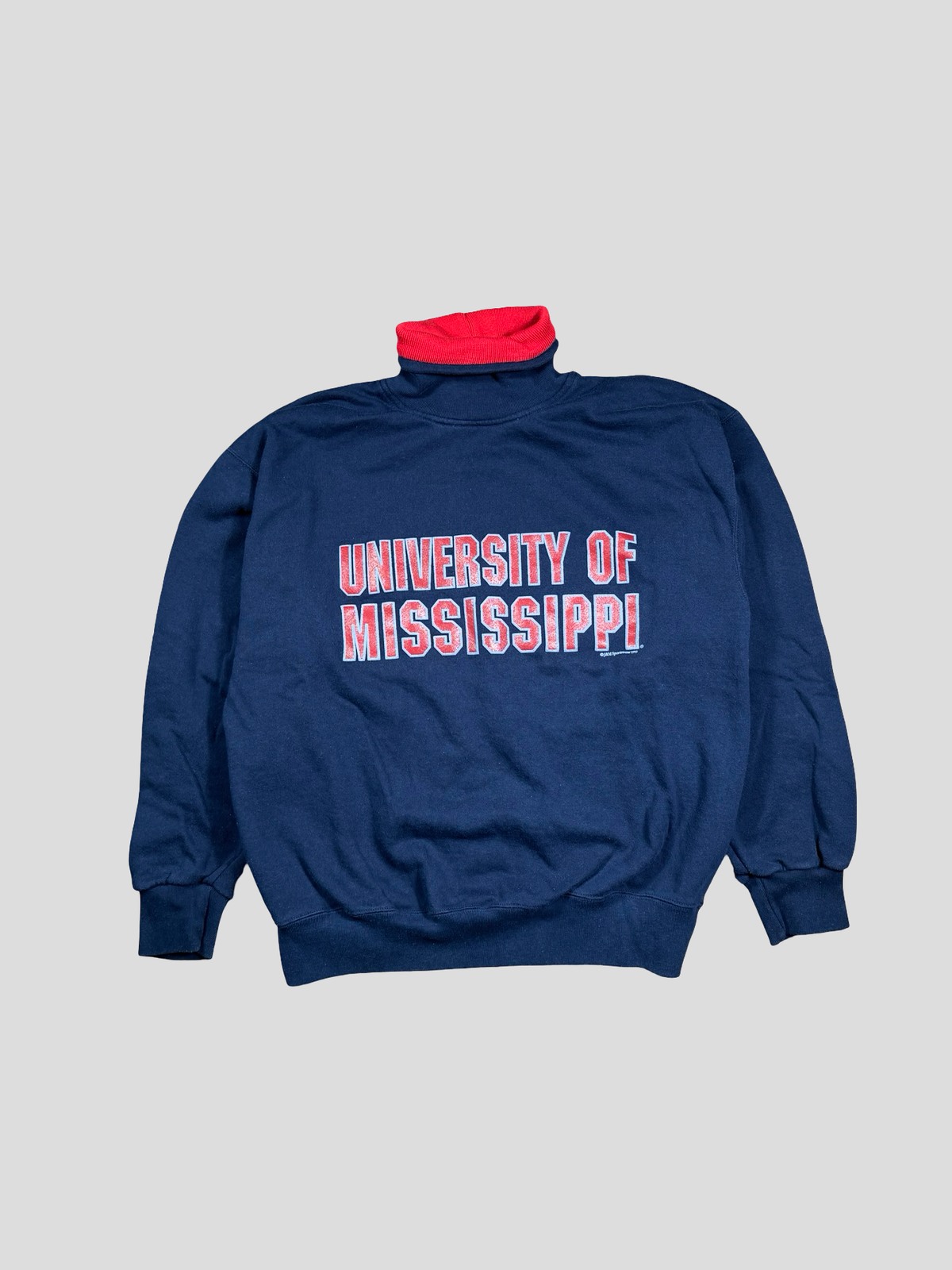 Vintage Ole Miss turtleneck sweatshirt- L