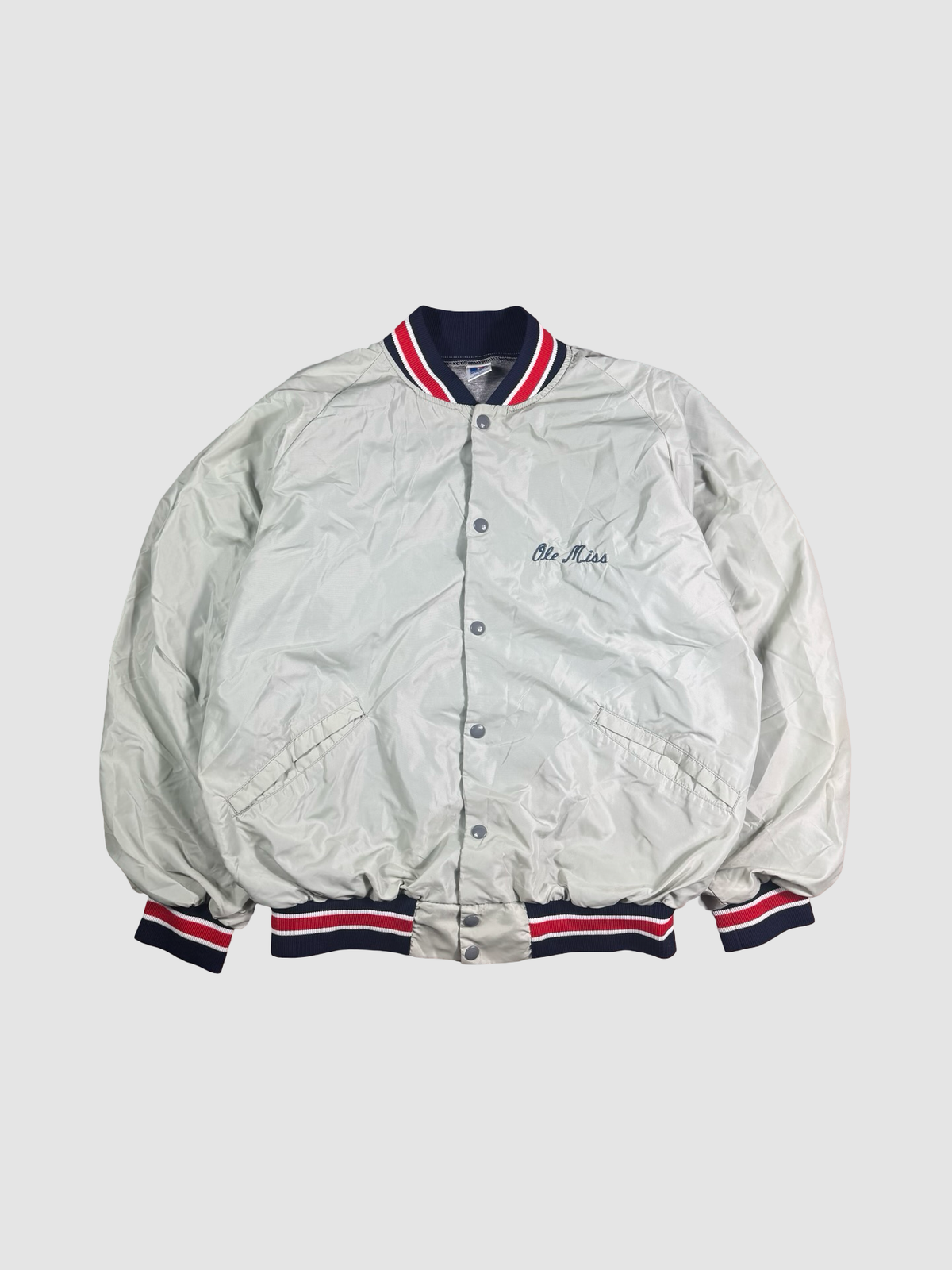 Vintage ole miss bomber jacket-L