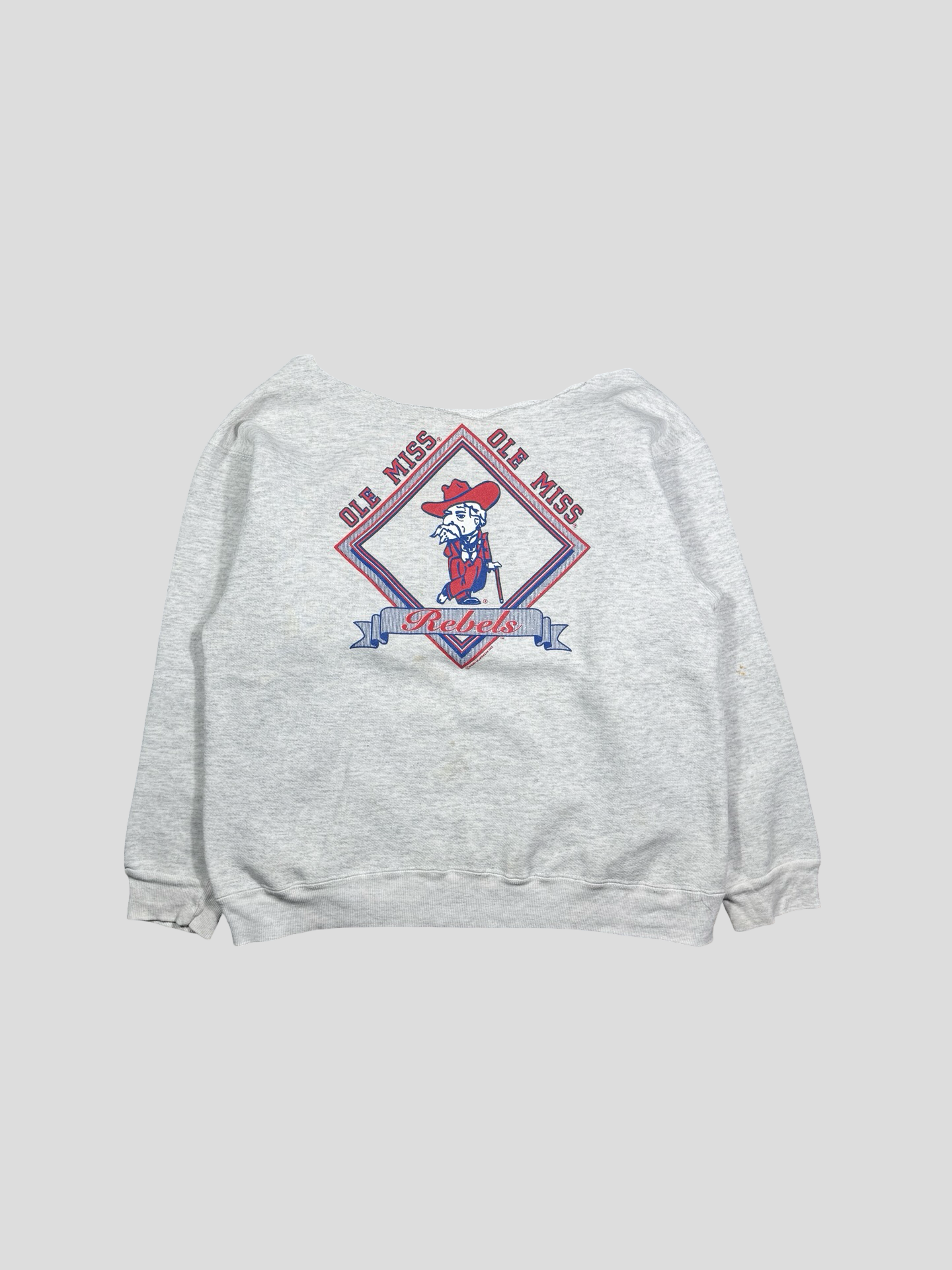 Vintage ole miss cut off sweatshirt- m/l